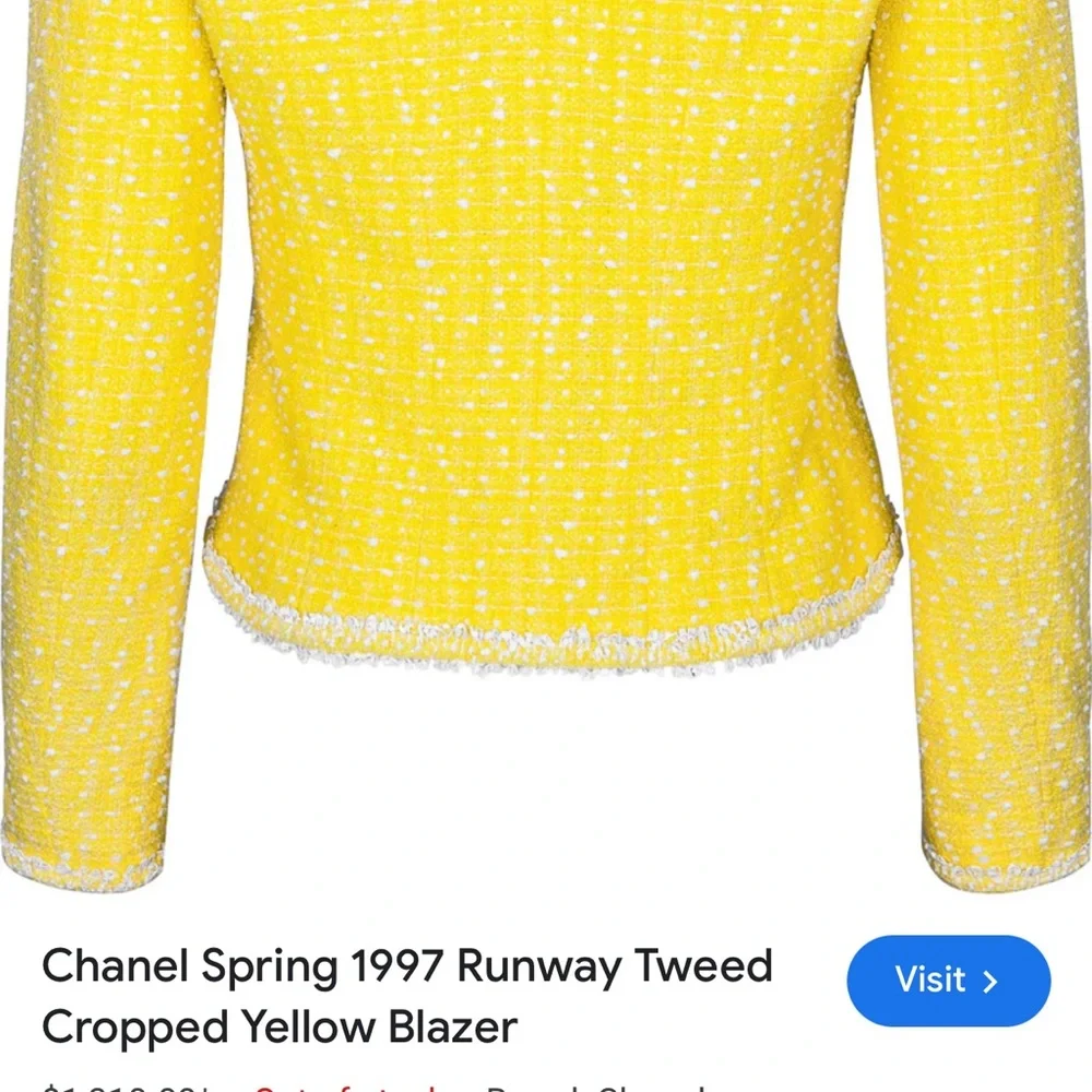 Sea New York Women’s Mini Tweed Dress. Size Small. Yellow EUC